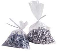 Made in USA - 12 x 20", 2 mil Open Top Polybags - Regular-Duty - Exact Tool & Supply