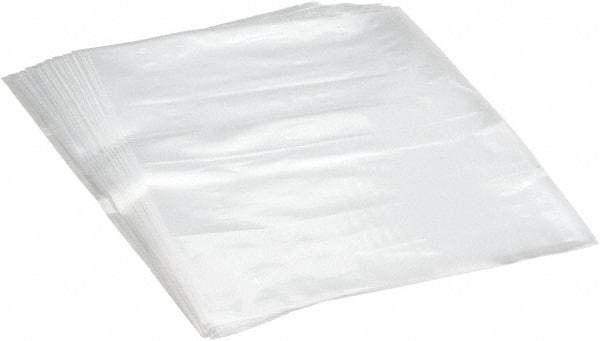 Made in USA - 8 x 10", 1.5 mil Open Top Polybags - Regular-Duty - Exact Tool & Supply