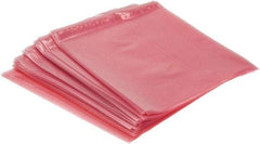 Made in USA - 8" Long x 6" Wide, 4 mil Thick, Open Top Antistatic Poly Bag - Heavy-Duty Grade - Exact Tool & Supply