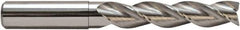 M.A. Ford - 5/16", 7/16" LOC, 5/16" Shank Diam, 4" OAL, 3 Flute, Solid Carbide Square End Mill - Single End, Spiral Flute, 36° Helix, Centercutting, Right Hand Cut, Right Hand Flute - Exact Tool & Supply
