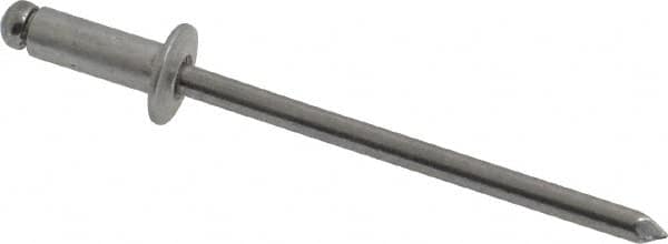 Marson - Button Head Aluminum Open End Blind Rivet - Exact Tool & Supply