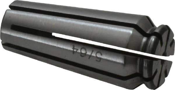 Centaur - 1/16 to 5/64 Inch Collet Capacity, Series 25 AF Collet - 0.44 Inch Overall Diameter, 1 Inch Overall Length - Exact Tool & Supply