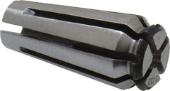 Centaur - 5/64 to 3/32 Inch Collet Capacity, Series 25 AF Collet - 0.44 Inch Overall Diameter, 1 Inch Overall Length - Exact Tool & Supply