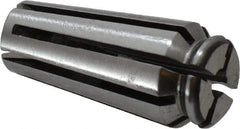 Centaur - 3/32 to 7/64 Inch Collet Capacity, Series 25 AF Collet - 0.44 Inch Overall Diameter, 1 Inch Overall Length - Exact Tool & Supply