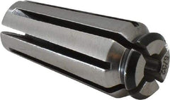 Centaur - 9/64 to 5/32 Inch Collet Capacity, Series 25 AF Collet - 0.44 Inch Overall Diameter, 1 Inch Overall Length - Exact Tool & Supply