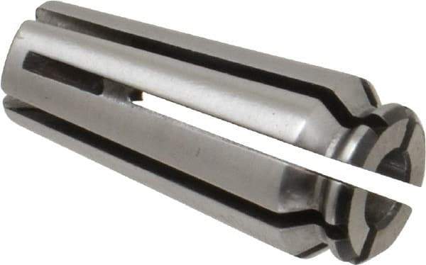 Centaur - 11/64 to 3/16 Inch Collet Capacity, Series 25 AF Collet - 0.44 Inch Overall Diameter, 1 Inch Overall Length - Exact Tool & Supply