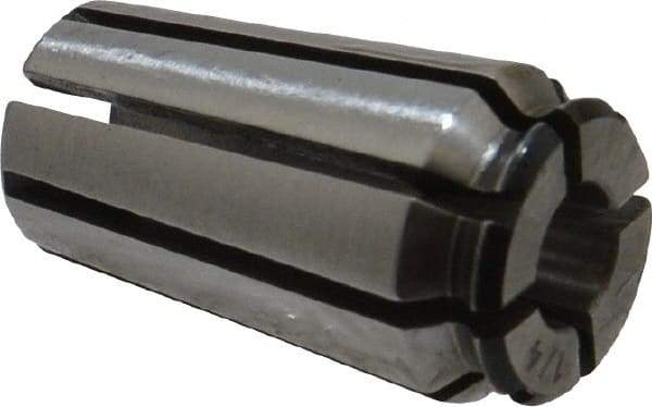 Centaur - 15/64 to 1/4 Inch Collet Capacity, Series 38 AF Collet - 0.56 Inch Overall Diameter, 1.03 Inch Overall Length - Exact Tool & Supply