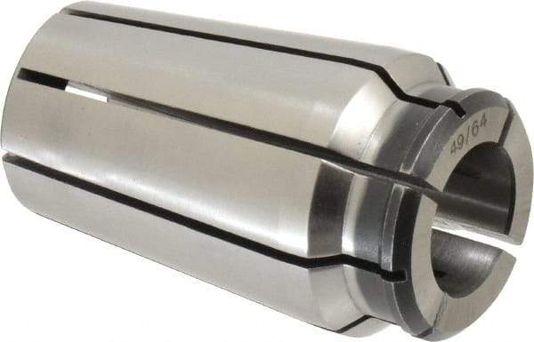 Centaur - 3/4 to 49/64 Inch Collet Capacity, Series 100 AF Collet - 1.45 Inch Overall Diameter, 2-1/2 Inch Overall Length - Exact Tool & Supply
