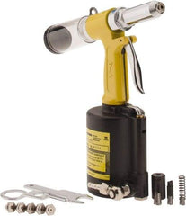 Marson - Up to 1/4" Capacity, Trigger Air Riveter - 9/16" Long Stroke, 1/4" Inlet, V-4 - Exact Tool & Supply