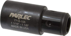 Parlec - 0.896" Tap Shank Diam, 0.672" Tap Square Size, 1-1/16" & 1-1/8" Tap, - 2-1/4" Projection, 1-1/4" Shank OD, Series Numertap 770 - Exact Tool & Supply