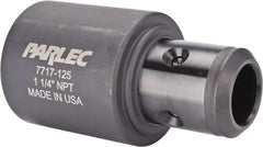 Parlec - 1-5/16" Tap Shank Diam, 0.984" Tap Square Size, 1-1/4" Pipe Tap, - 2-1/4" Projection, 1-1/4" Shank OD, Series Numertap 770 - Exact Tool & Supply