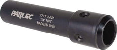 Parlec - 9/16" Tap Shank Diam, 0.421" Tap Square Size, 1/4" Pipe Tap, - 3.7" Projection, 1-1/4" Shank OD, Series Numertap 770 - Exact Tool & Supply