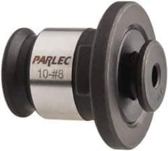 Parlec - 0.168" Tap Shank Diam, 0.131" Tap Square Size, #8 Tap, #1 Tapping Adapter - 0.28" Projection, 3/4" Shank OD, Series Numertap 100 - Exact Tool & Supply