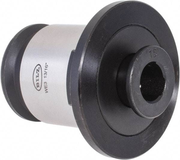 Parlec - 0.652" Tap Shank Diam, 0.489" Tap Square Size, 13/16" Tap, #3 Tapping Adapter - 1.77" Projection, 1.89" Shank OD, Series Numertap 300 - Exact Tool & Supply