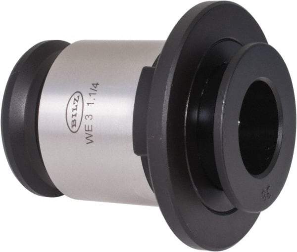 Parlec - 1.021" Tap Shank Diam, 0.766" Tap Square Size, 1-1/4" Tap, #3 Tapping Adapter - 1.77" Projection, 1.89" Shank OD, Series Numertap 300 - Exact Tool & Supply