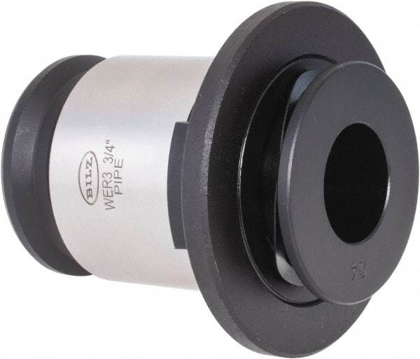 Parlec - 29/32" Tap Shank Diam, 0.679" Tap Square Size, 3/4" Pipe Tap, #3 Tapping Adapter - 1.77" Projection, 1.89" Shank OD, Series Numertap 300 - Exact Tool & Supply