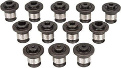 Parlec - #0 to 9/16 Inch Tap, Tapping Adapter Set - 3/4 Inch Ouside Shank Diameter, 1/4, 5/16, 3/8, 7/16, 1/2, 9/16, #0 #6, #8, #10, #12 Inch Tap, 1 Adapter - Exact Tool & Supply