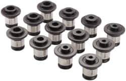 Parlec - 5/16 to 7/8 Inch Tap, Tapping Adapter Set - 1.22 Inch Ouside Shank Diameter, 5/16, 3/8, 7/16, 1/2, 9/16, 5/8, 11/16, 3/4, 13/16 Inch Tap, 2 Adapter - Exact Tool & Supply