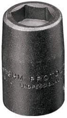 Proto - 1/4" Drive 5mm Standard Magnetic Impact Socket - 6 Points, 7/8" OAL - Exact Tool & Supply