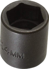 Proto - 1/4" Drive 14mm Standard Impact Socket - 6 Points, 7/8" OAL - Exact Tool & Supply