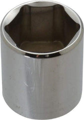 Proto - 3/8" Drive, Standard Hand Socket - 6 Points, 1-5/16" OAL, Chrome Vanadium, Chrome Finish - Exact Tool & Supply