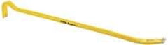 Stanley - 36" OAL Wrecking Bar - 1" Wide, Forged Steel - Exact Tool & Supply