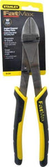 Stanley - 10" OAL, Diagonal Cutter - 1" Jaw Length x 1-3/16" Jaw Width, Oval/Angled Head, Double Injection Molded Handle - Exact Tool & Supply