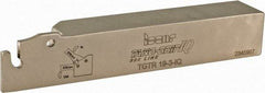 Iscar - TGT, Right Hand Cut, 1.75" Max Workpc Diam, Indexable Cutoff Toolholder - 3/4" Shank Width, 3/4" Shank Height, 4-1/2" OAL - Exact Tool & Supply