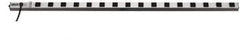 Tripp-Lite - 16 Outlets, 120 VAC15 Amps, 15' Cord, Power Outlet Strip - Floor, Keyhole Mount, 5-15 NEMA Configuration, 48" Strip - Exact Tool & Supply