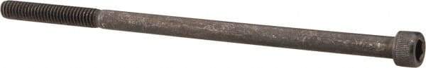 Value Collection - #8-32 UNC Hex Socket Drive, Socket Cap Screw - Alloy Steel, Black Oxide Finish, Partially Threaded, 3-1/2" Length Under Head - Exact Tool & Supply