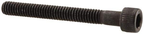 Value Collection - #4-48 UNF Hex Socket Drive, Socket Cap Screw - Alloy Steel, Black Oxide Finish, Partially Threaded, 1" Length Under Head - Exact Tool & Supply