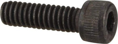 Value Collection - #5-40 UNC Hex Socket Drive, Socket Cap Screw - Alloy Steel, Black Oxide Finish, Fully Threaded, 7/16" Length Under Head - Exact Tool & Supply