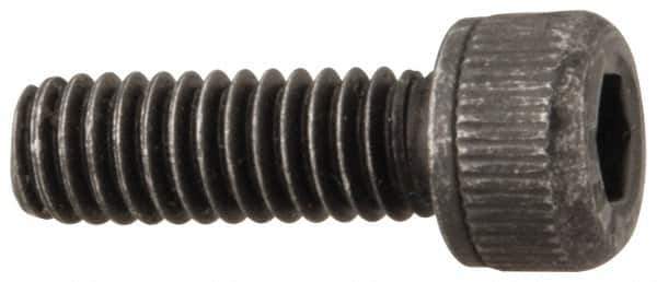 Value Collection - #5-44 UNF Hex Socket Drive, Socket Cap Screw - Alloy Steel, Black Oxide Finish, Fully Threaded, 3/8" Length Under Head - Exact Tool & Supply