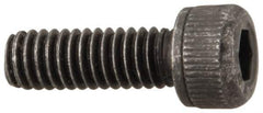 Value Collection - #5-44 UNF Hex Socket Drive, Socket Cap Screw - Alloy Steel, Black Oxide Finish, Fully Threaded, 3/8" Length Under Head - Exact Tool & Supply