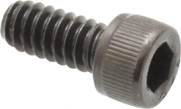 Value Collection - #10-24 UNC Hex Socket Drive, Socket Cap Screw - Alloy Steel, Black Oxide Finish, Fully Threaded, 7/16" Length Under Head - Exact Tool & Supply
