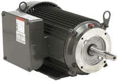 US Motors - 3 hp, TEFC Enclosure, 1,740 RPM, 115/230 Volt, 60 Hz, Industrial Electric AC/DC Motor - Size 184 Frame, Horizontal-Footed Mount, 1 Speed, Ball Bearings, 30.0/15.0 Full Load Amps, F Class Insulation - Exact Tool & Supply