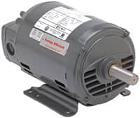 US Motors - 1/4 hp, ODP Enclosure, No Thermal Protection, 1,725 RPM, 208-220/440 Volt, 60/50 Hz, Three Phase Energy Efficient Motor - Exact Tool & Supply