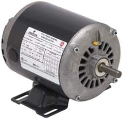 US Motors - 1/3 hp, ODP Enclosure, Auto Thermal Protection, 1,725 RPM, 115/230 & 110/220 Volt, 60 Hz, Industrial Electric AC/DC Motor - Exact Tool & Supply