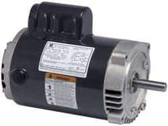 US Motors - 2 hp, ODP Enclosure, 1,740 RPM, 115/230 Volt, 60 Hz, Industrial Electric AC/DC Motor - Size 182 Frame, Horizontal-Footed Mount, 1 Speed, Ball Bearings, 25.6/12.8 Full Load Amps, F Class Insulation - Exact Tool & Supply