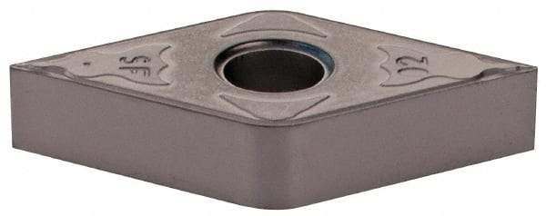 Iscar - DNGG430.5 SF Grade IC907 Carbide Turning Insert - 55° Diamond, 1/2" Inscr Circle, 3/16" Thick, 0.0079" Corner Radius - Exact Tool & Supply