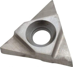 Interstate - 43TNMC Grade I22, 1/8" Cutting Width Carbide Grooving Insert - 0.21" Max Depth of Cut, Left Hand, Uncoated - Exact Tool & Supply