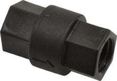 Specialty Mfr - 3/8" Polypropylene Check Valve - Inline, FNPT x FNPT, 125 WOG - Exact Tool & Supply