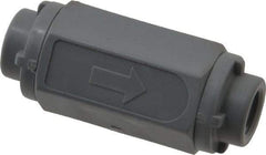 Specialty Mfr - 1/8" PVC Check Valve - Inline, FNPT x FNPT, 125 WOG - Exact Tool & Supply