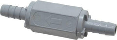 Specialty Mfr - 3/8" PVC Check Valve - Inline, Barb x Barb, 125 WOG - Exact Tool & Supply