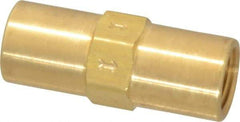 Specialty Mfr - 1/4" Brass Check Valve - Inline, FNPT x FNPT, 500 WOG - Exact Tool & Supply
