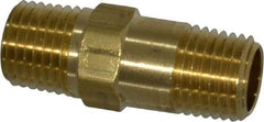 Specialty Mfr - 1/4" Brass Check Valve - Inline, MNPT x MNPT, 500 WOG - Exact Tool & Supply