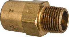 Specialty Mfr - 3/8" Brass Check Valve - Inline, FNPT x MNPT, 500 WOG - Exact Tool & Supply