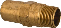 Specialty Mfr - 3/4" Brass Check Valve - Inline, FNPT x MNPT, 500 WOG - Exact Tool & Supply