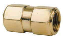 Specialty Mfr - 3/8" Brass Check Valve - Inline, FNPT x FNPT, 1,200 WOG - Exact Tool & Supply