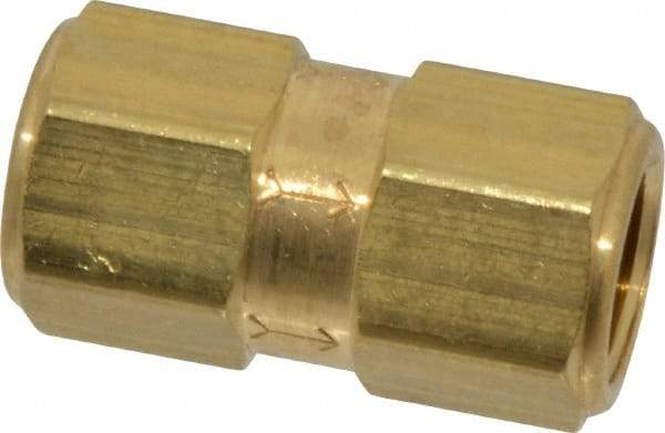 Specialty Mfr - 3/8" Brass Check Valve - Inline, FNPT x FNPT, 1,200 WOG - Exact Tool & Supply